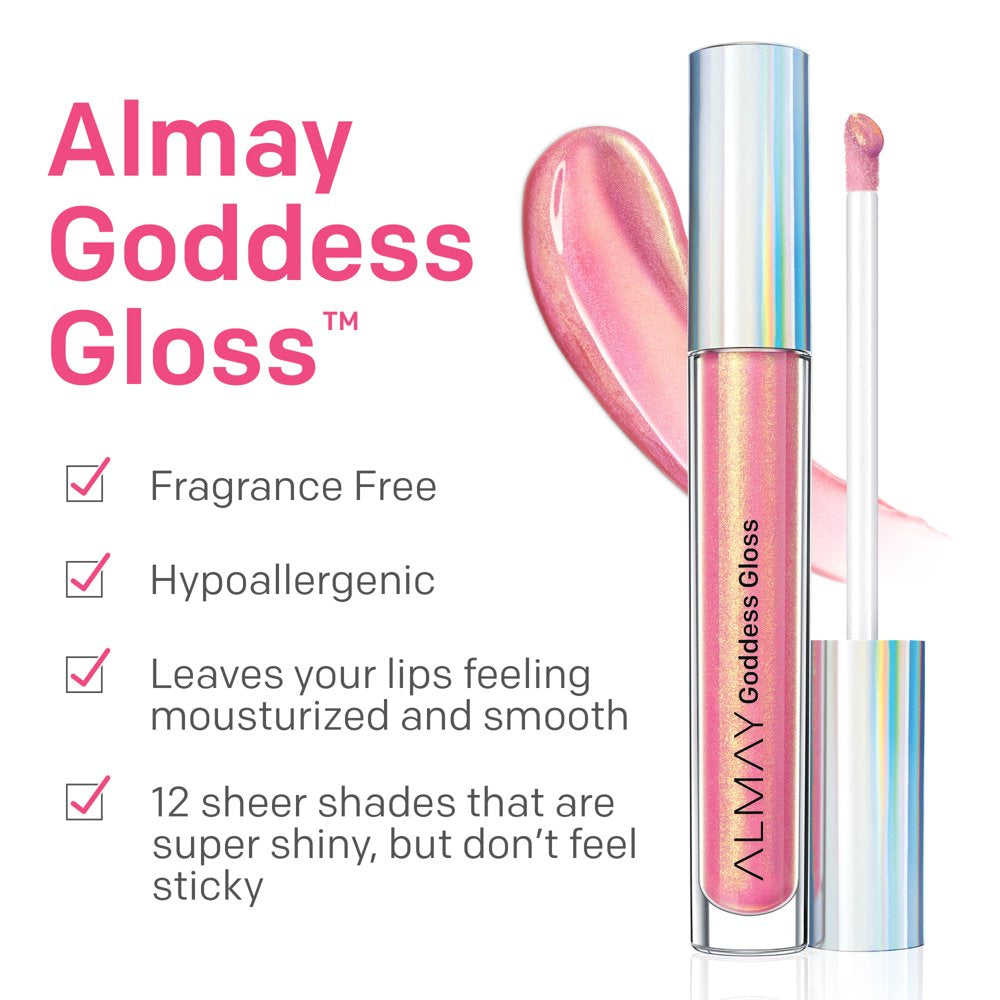 Goddess Moisturizing Holographic Lip Gloss, Hypoallergenic, 600 Fairy