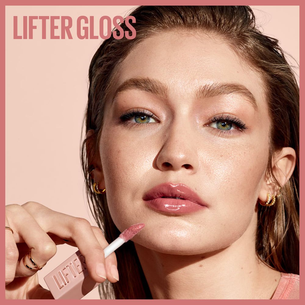 Lifter Gloss Lip Gloss Makeup with Hyaluronic Acid, Moon